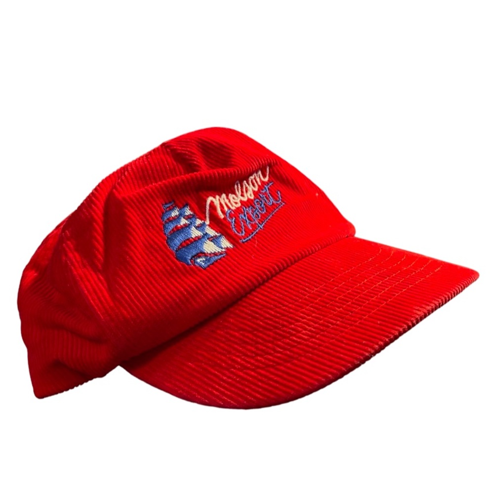 Red Corduroy Cap